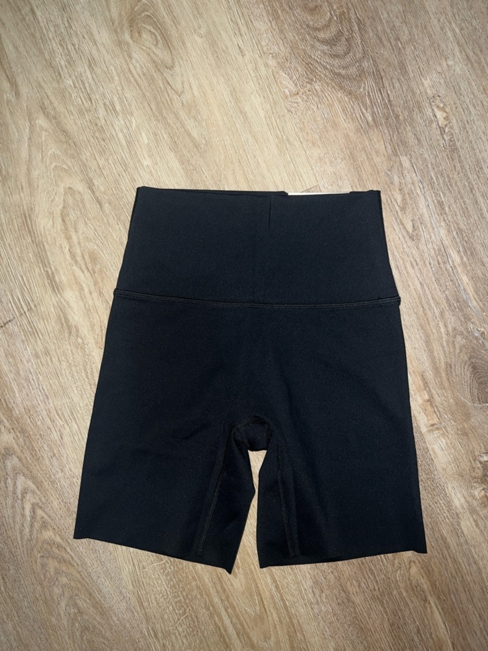 aerie High-Rise Black Bike Shorts